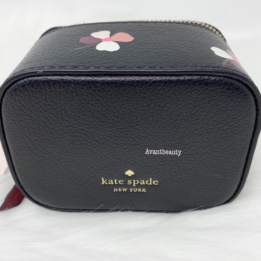 Kate spade jewelry holder floral pup dog box New - Picture 2 of 5